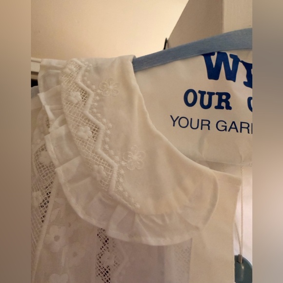 Hill House the Adelaide Top in White Broderie - Picture 8 of 10